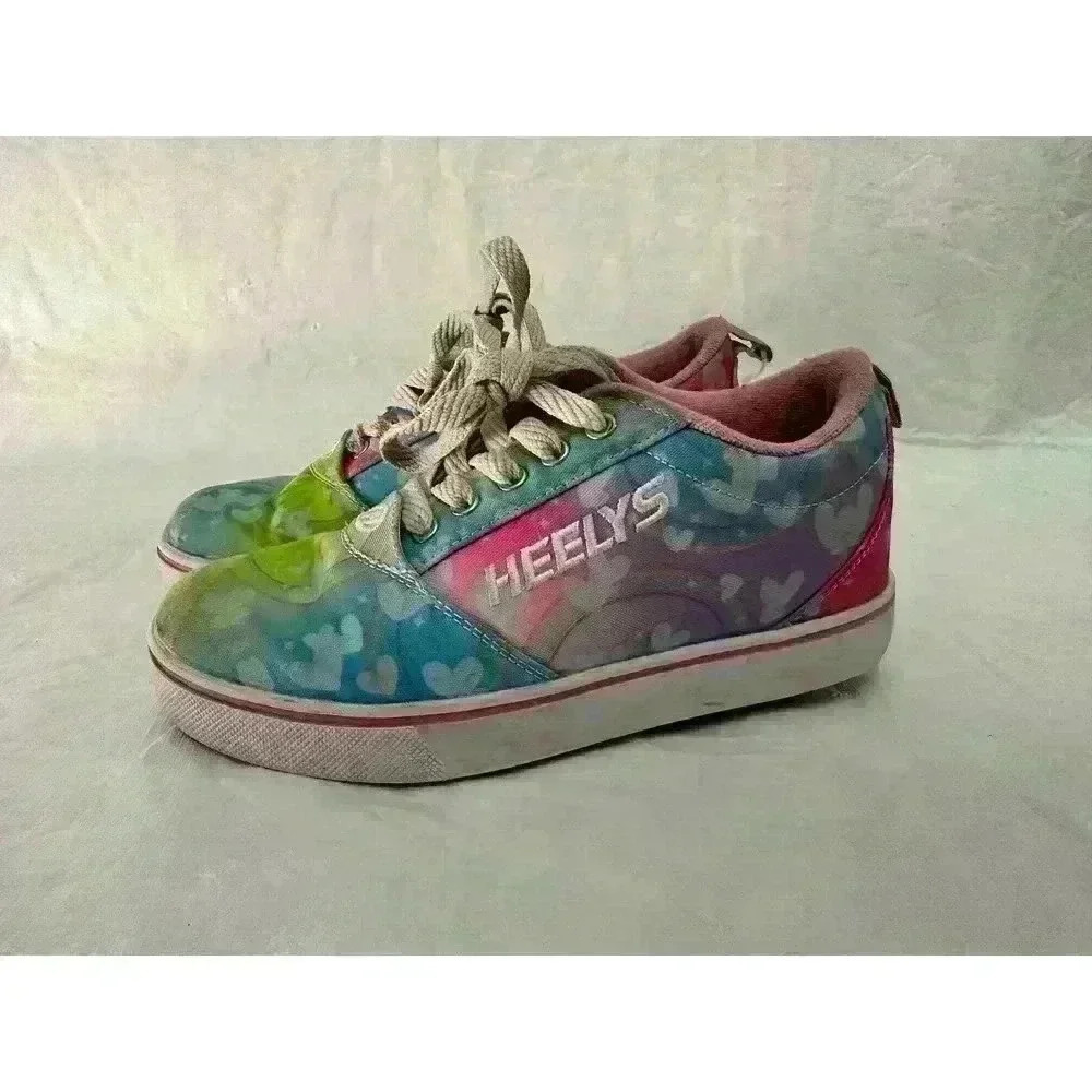 Heelys Pro 20 Prints HES10334 Tie Dye Rainbow Skate Shoe Sneaker Youth Sz 4 Wo 5 - Picture 5 of 8
